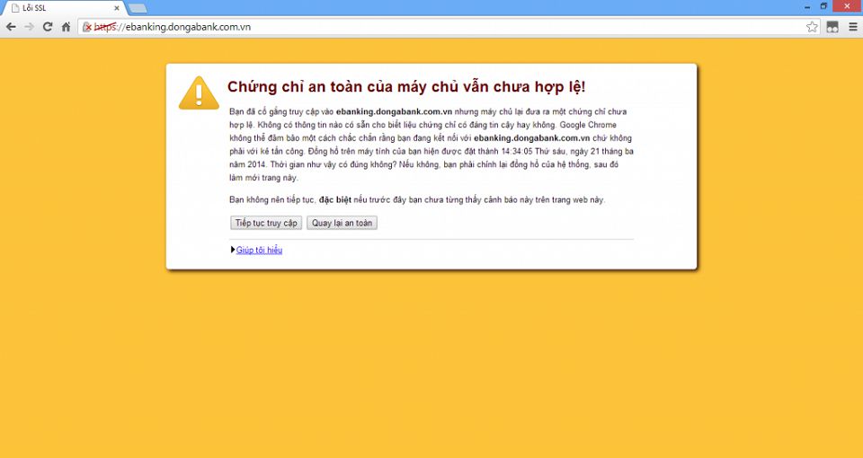 Lỗi chứng chỉ bảo mật là gì? Cách khắc phục lỗi SSl