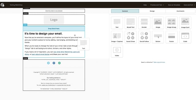 Cach gui email quang cao bang Mailchimp bước 3