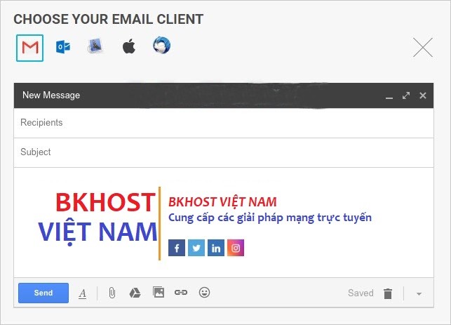 tạo chữ ký email chuyên nghiệp với Newoldstamp bước 5