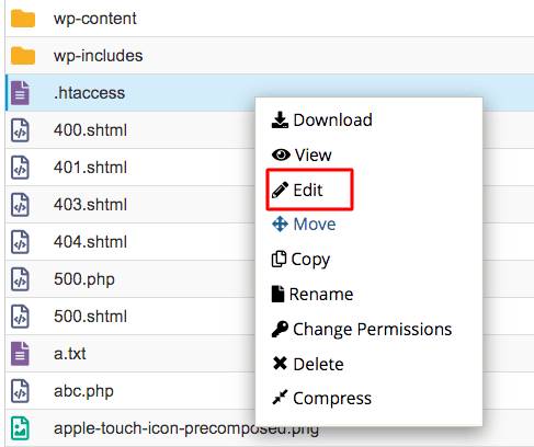 Chan dia chi IP bang .htaccess trong WordPress-2 