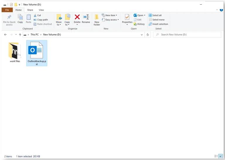 Huong dan Backup va Export email trong Outlook-14