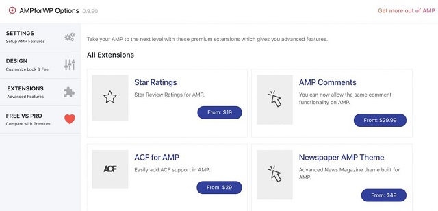 Sử dụng plugin AMP for WP – Accelerated Mobile Pages bước 5