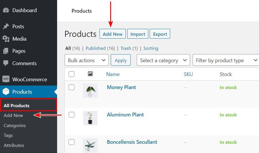 Them san pham vao WooCommerce buoc1.1