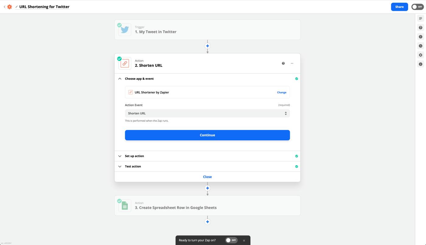 URL Shortener by Zapier