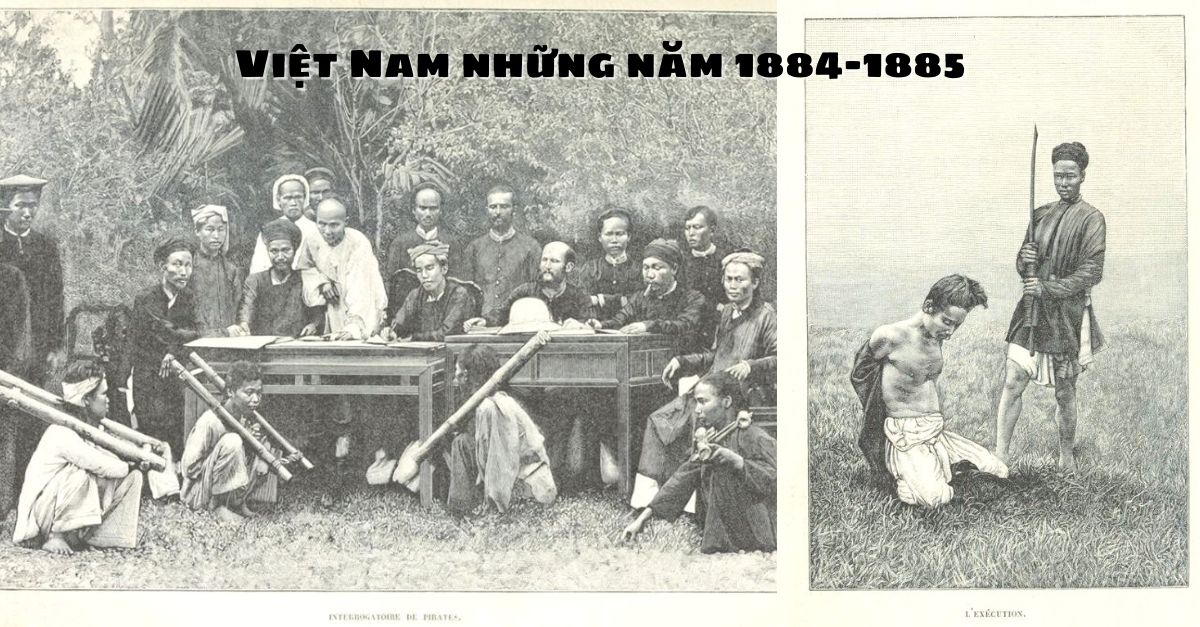 Kí họa độc đáo về miền Bắc 1884-1885: Người dân xem tuồng, khu chợ bán chó, phạm nhân đeo gông