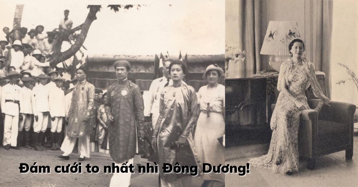 Mãn nhãn trước bộ ảnh cưới của vua Bảo Đại và Nam Phương Hoàng hậu: Hàng loạt báo chí đưa tin, số tiền mừng cưới “khổng lồ”