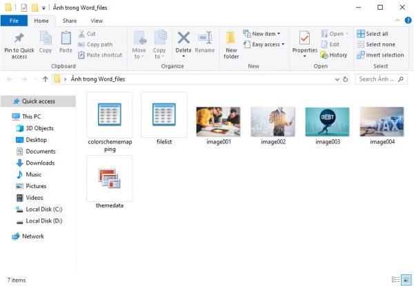 Mẹo lưu tất cả ảnh trong file Word ra ngoài cực nhanh