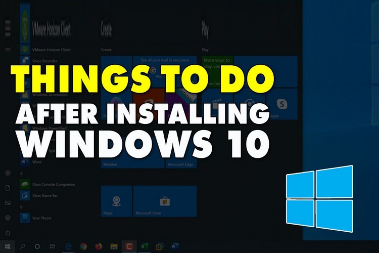 Những việc quan trọng cần làm sau khi cài đặt Windows 10