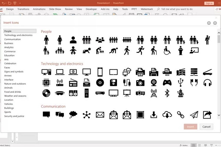 Mách bạn cách làm việc với Icon PowerPoint để tạo thêm tính thú vị cho bài thuyết trình