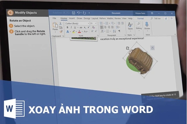 4 cách đơn giản để xoay ảnh trong Word mà không phải ai cũng biết