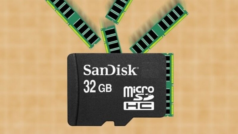 Cách thêm RAM cho điện thoại Android bằng thẻ nhớ MicroSD giống như với máy tính