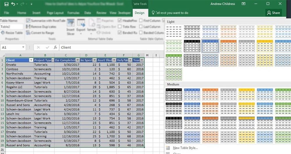 Bật mí cách tạo bảng trong Excel đơn giản và nhanh chóng