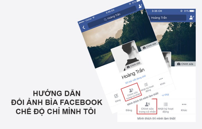 Cách để ảnh bìa chỉ mình tôi trên Facebook không ai biết