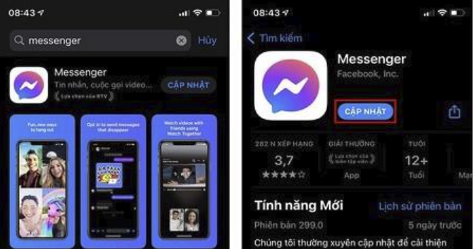 Mẹo cập nhật tính năng mới trên Facebook Messenger