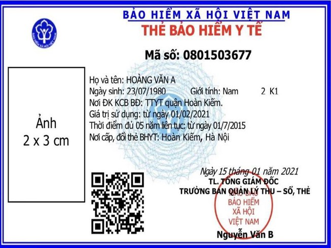 Từ ngày 1-4 phát hành thẻ bảo hiểm y tế mới trên toàn quốc