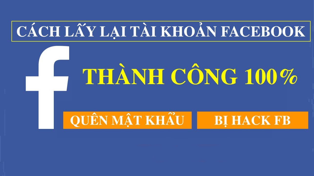 Những thủ thuật giúp bạn lấy lại tài khoản Facebook bị hack thành công 100%