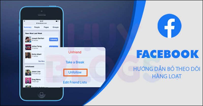 Cách bỏ theo dõi hàng loạt trên Facebook mà không cần hủy kết bạn