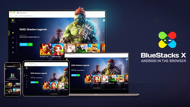 Cách dùng BlueStacks X trên máy tính, để bạn chơi game Android giả lập qua trình duyệt web mà không cần tải về