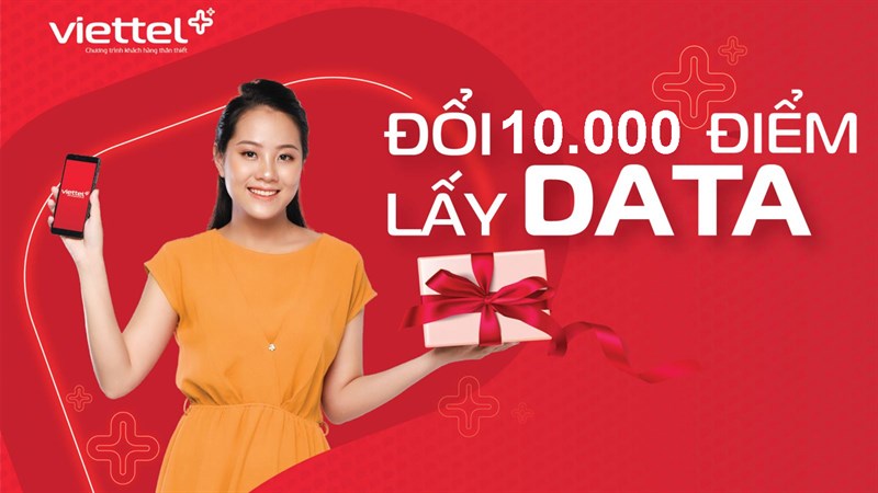 Cách nhận 10.000 điểm Viettel++ để bạn đổi lấy Data, SMS, phút gọi miễn phí