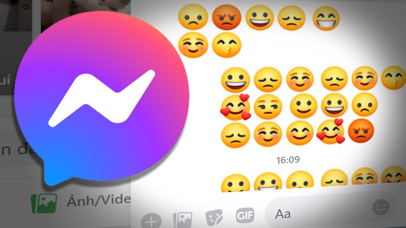 Cách nhắn tin bằng icon trên Messenger, bảng chữ cái bằng icon chi tiết