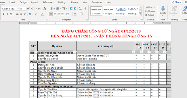 Hướng dẫn 2 cách sao chép dữ liệu từ Excel sang Word