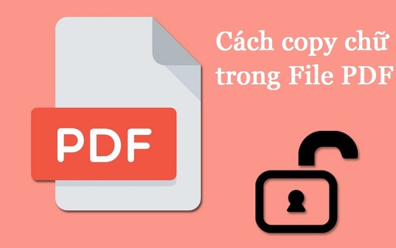 Cách sao chép văn bản từ file PDF cực đơn giản