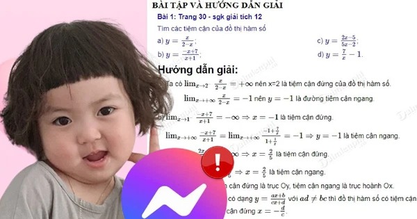 Cách giải bài tập Toán, Tiếng Anh, Vật lý cực nhanh ngay trên Messenger, hay dở thế nào?