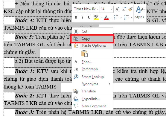 Mẹo Word: Cách copy nhanh nguyên một trang văn bản