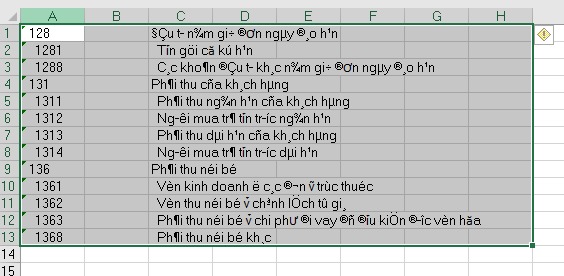 Hướng dẫn cách sửa file Excel bị lỗi font chữ bằng Unikey Toolkit