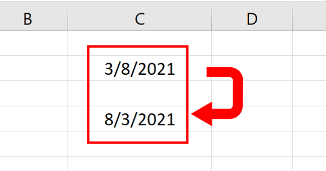 Mách bạn cách sửa lỗi ngày tháng bị đảo ngược trong Excel