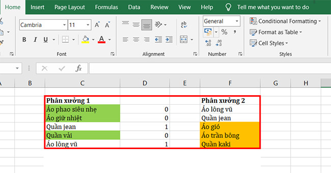 Cách so sánh 2 cột dữ liệu trong Excel: Rất nhanh và đơn giản