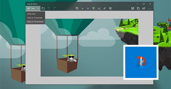 Cách chụp màn hình, chú thích hình bằng Snip & Sketch trên Windows 10