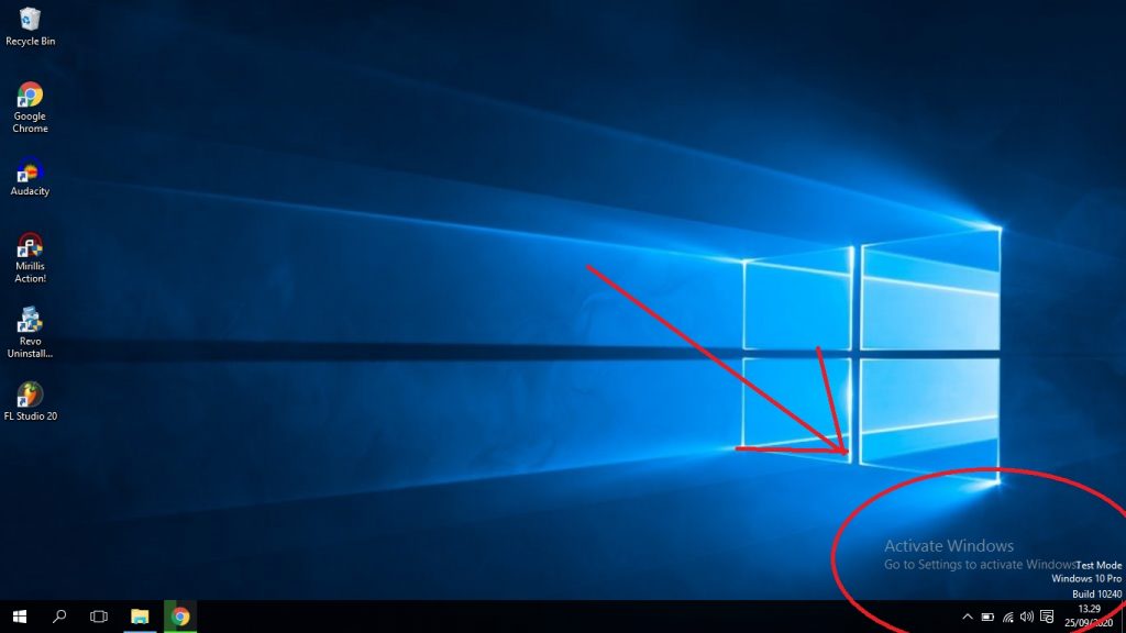 Cách xóa thông báo yêu cầu bản quyền ở góc phải màn hình trên Windows 10