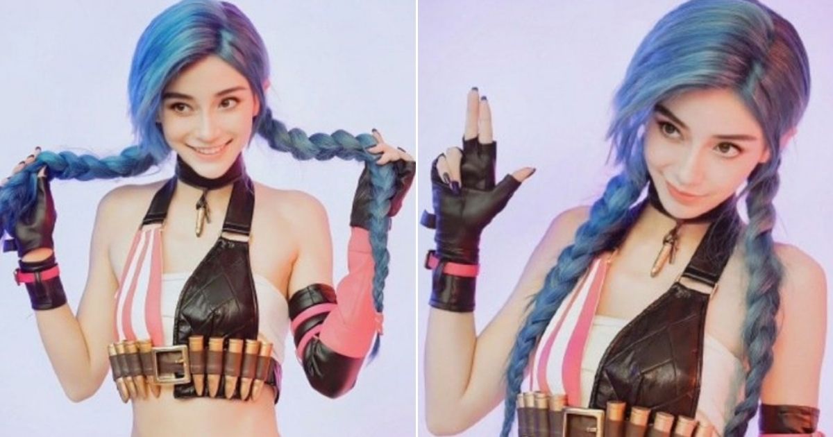 Cosplay Jinx Khẩu Pháo Nổi Loạn, Angelababy nhận về nhiều trầm trồ vì quá giống bản gốc