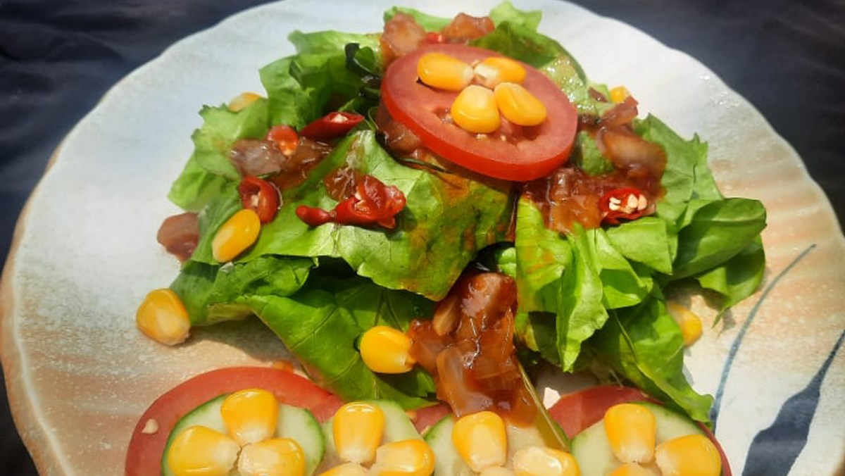 Cách làm món xà lách (salad) trộn chay vô cùng thơm ngon hấp dẫn